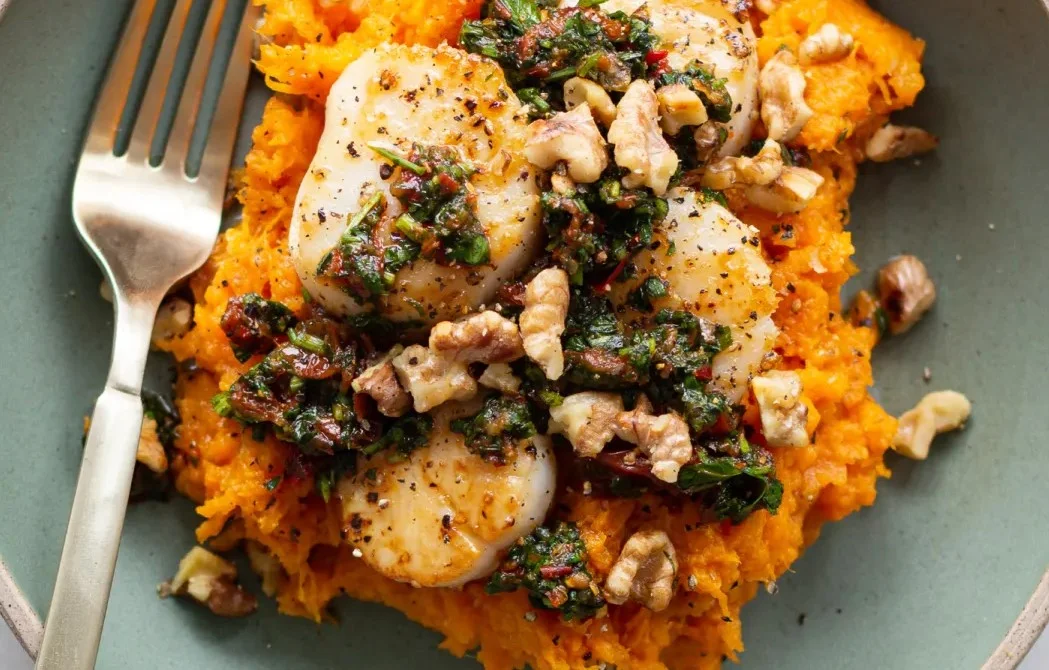 Scallops Sweet Potato Recipe