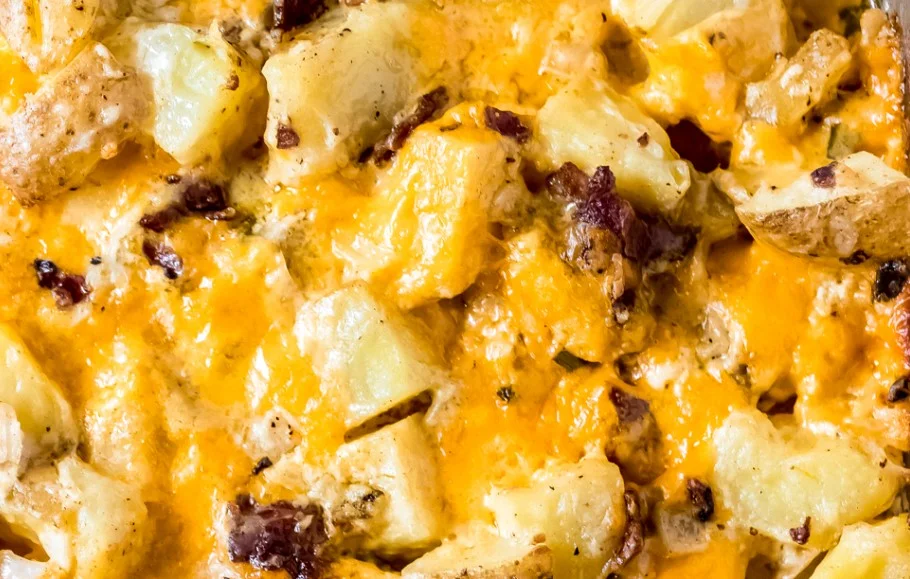 Smoked Cheesy Potatoes Recipe