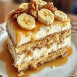 Banana Walnut Cream Cake