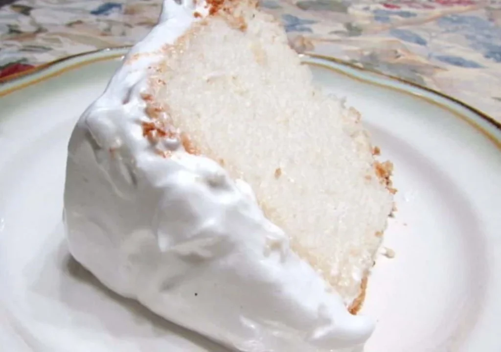 Frosted Angel Food Cake Recipe