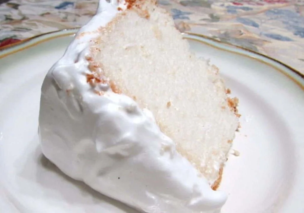 Frosted Angel Food Cake Recipe