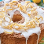 Lemon Angel Food Cake
