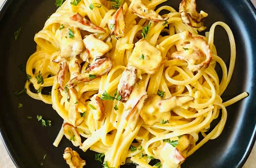 Lobster Mushroom Pasta Recipe