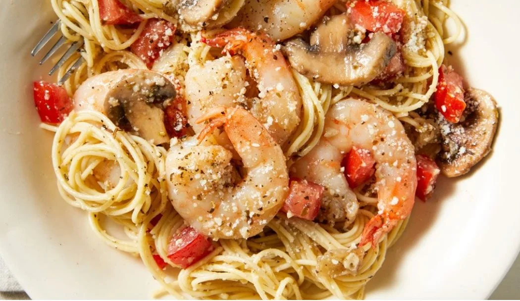 Shrimp Mushroom Pasta Recipe