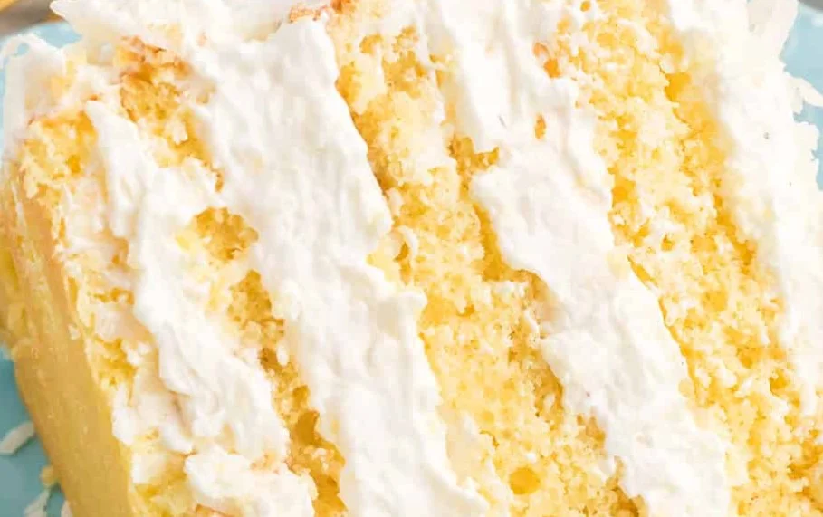 Sour Cream Coconut Cake Recipe