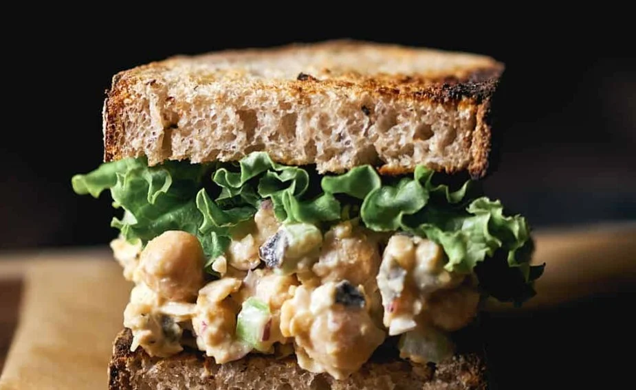 Vegan Chickpea Tuna Salad Sandwich