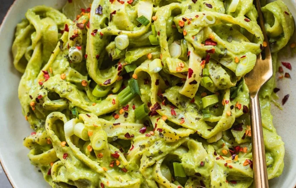 Vegan Creamy Avocado Pasta Sauce Recipe