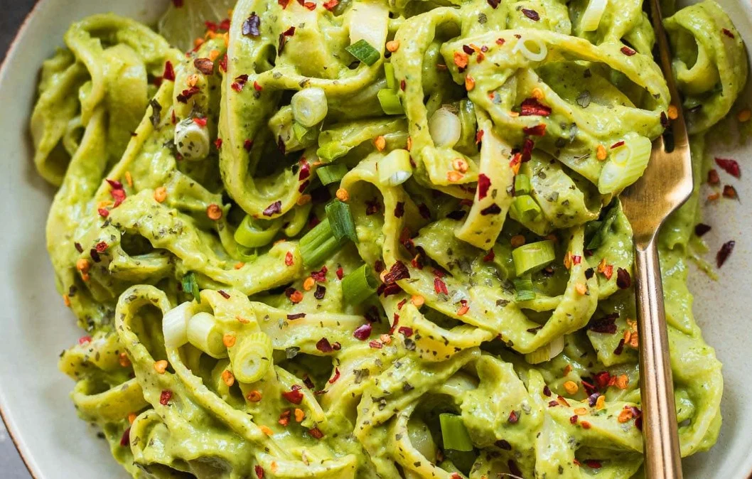 Vegan Creamy Avocado Pasta Sauce Recipe