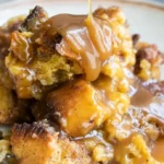 Bread Pudding with Caramel Sauce Recipe